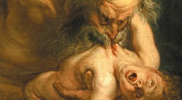 Saturno devorando um de seus filhos, por Peter-Paul Rubens - Domínio Público