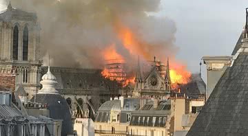 Catedral de Notre-Dama pega fogo em Paris - Rémi Barroux/Le Monde