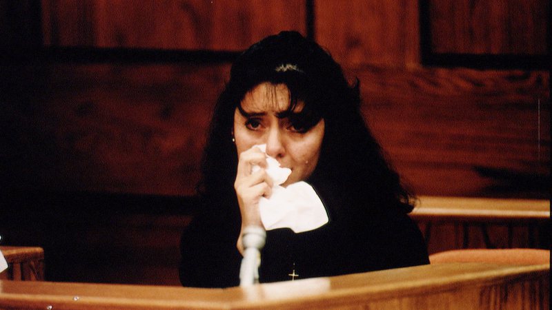 Lorena Bobbitt durante o julgamento do caso - Getty Images
