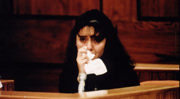 Lorena Bobbitt durante o julgamento do caso - Getty Images
