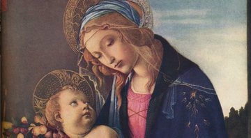 Maria e Jesus pintados por Sandro Botticelli em 1480 - Getty Images