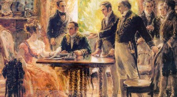 Wikimedia Commons - Leopoldina preside o Conselho de Ministros em 2 de setembro de 1822