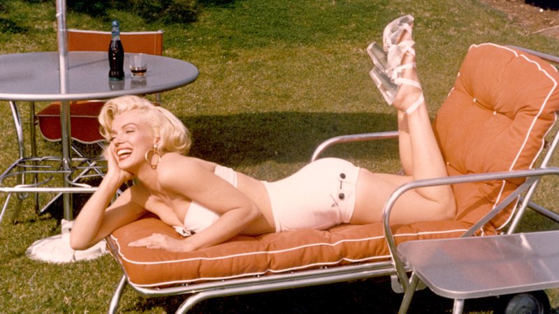 Marilyn Monroe em dos seus ensaios sensuais - Getty Images