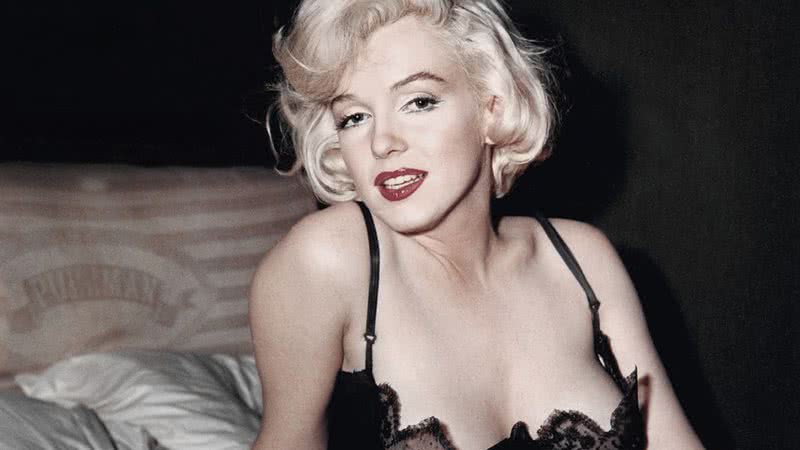 Marilyn Monroe para a divulgação do filme Some Like It Hot, de 1959 - Getty Images