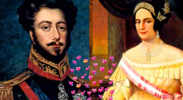Dom Pedro I e a marquesa de Santos, com quem trocava cartas - Wikimedia Commons