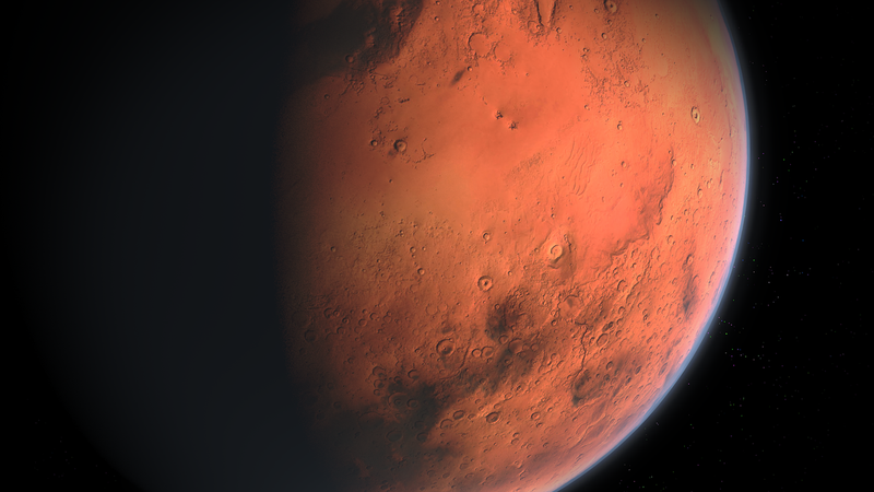 Imagem meramente ilustrativa de Marte - Divulgação/Pixabay