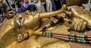 A máscara de Tutancâmon reencontrará os materiais de seu funeral - Khaled Desouki/Grande Museu Egícpio