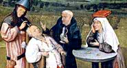 Religiosos cuidando de um enfermo - Wikimedia Commons
