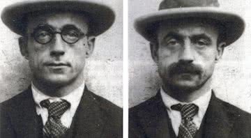 Gino Meneghetti em sua face clássica (direita) e em seu disfarce (esquerda) - Wikimedia Commons