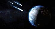 Ilustração de cometas passando pela Terra - Getty Images