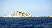 A ilha de Daskalios, no arquipélago de Keros - Crédito: Reprodução