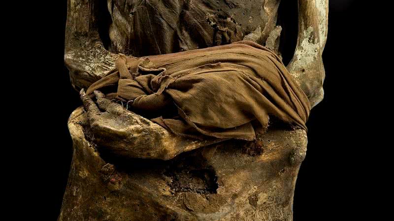 Imagem ilustrativa de um corpo mumificado - Divulgação
