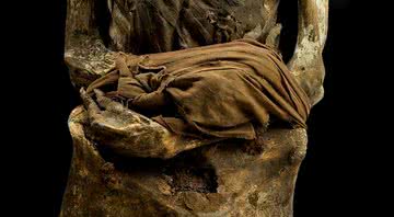 Imagem ilustrativa de um corpo mumificado - Divulgação