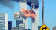 Torres Gêmeas em chamas, em 2001 - Getty Images