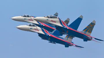 Fotografia de aeronaves no Airshow China realizado em 2014 - Getty Images