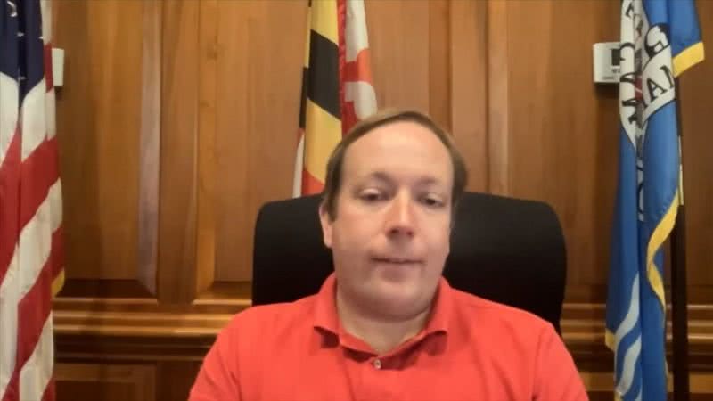 Andrew Bradshaw em entrevista em novembro de 2021 - Divulgação / YouTube / Spy Newspapers of Maryland