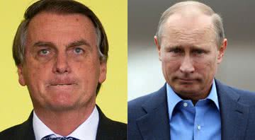 Bolsonaro e Putin - Getty Images