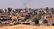 Imagem mostra uma cidade destruída durante a Guerra Civil Síria - Divulgação