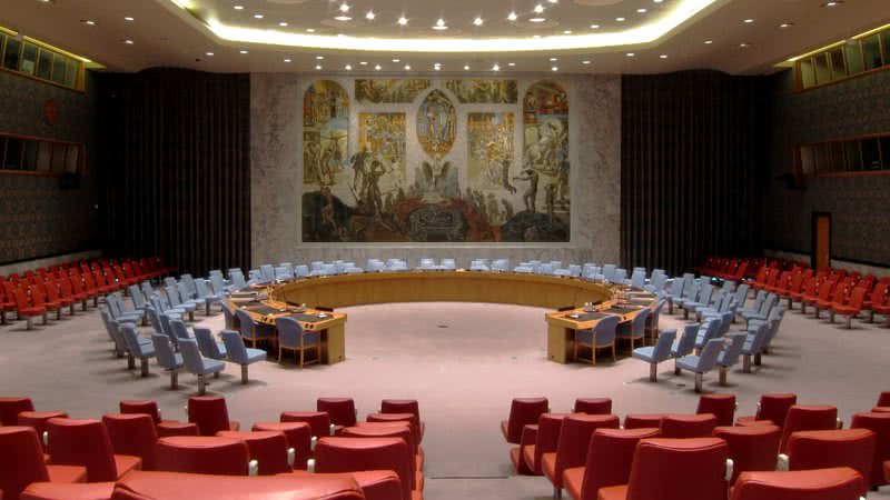 Sala do Conselho de Segurança da ONU em Nova York