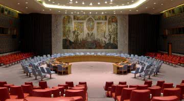 Sala do Conselho de Segurança da ONU em Nova York - Wikimedia Commons / Neptuul
