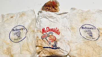 Foto mostrando batatas fritas e embalagens do McDonald's - Divulgação/ Arquivo Pessoal/ Rob Jones