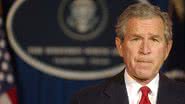 George W. Bush durante conferência de imprensa em 2004 - Pool/Getty Images