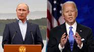Vladimir Putin e Joe Biden, atuais presidentes da Rússia e dos Estados Unidos, respectivamente - Getty Images