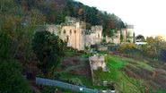 Imagem aérea do castelo de Gwrych - Divulgação / YouTube /  L.I.S Aerial Photography