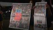 Protesto em Hong Kong após governo chinês fechar o jornal Apple Daily - Divulgação/ Youtube/ DW Documentary