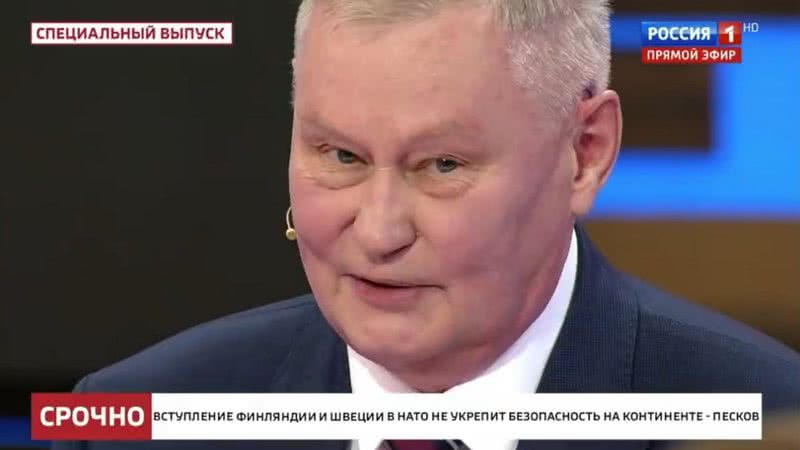 Trecho de entrevista de Mikhail Khodaryonok - Divulgação/ Rossiya-1