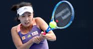Peng Shuai em torneio de tênis (2020) - Getty Images