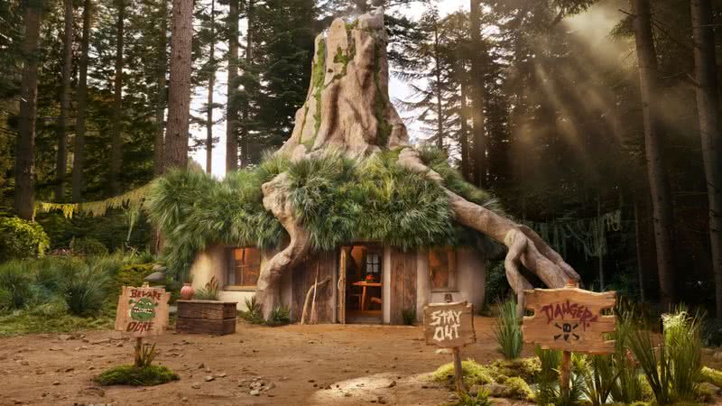 Réplica de casa do Shrek, na Escócia - Divulgação/Airbnb