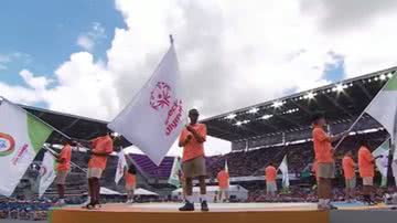 Imagem da abertura da abertura das Olimpíadas Especiais nos EUA, no último dia 5 - Divulgação/YouTube/WKMG News 6 ClickOrlando