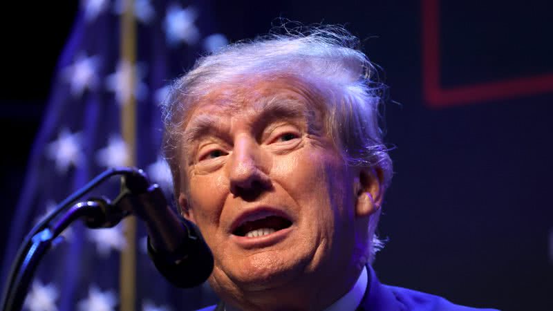 Imagem do ex-presidente dos Estados Unidos, Donald Trump - Getty Images