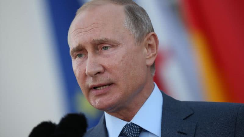Fotografia de Vladimir Putin em 2018 - Getty Images