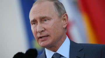 Fotografia de Vladimir Putin em 2018 - Getty Images