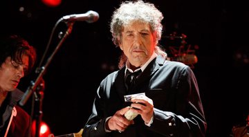 O astro Bob Dylan durante apresentação - Getty Images
