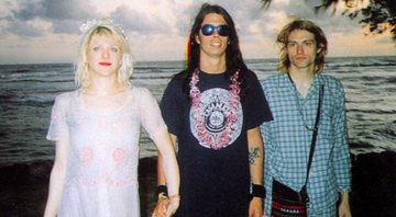 Dave Grohl no casamento de Kurt Cobain e Courtney Love - Divulgação