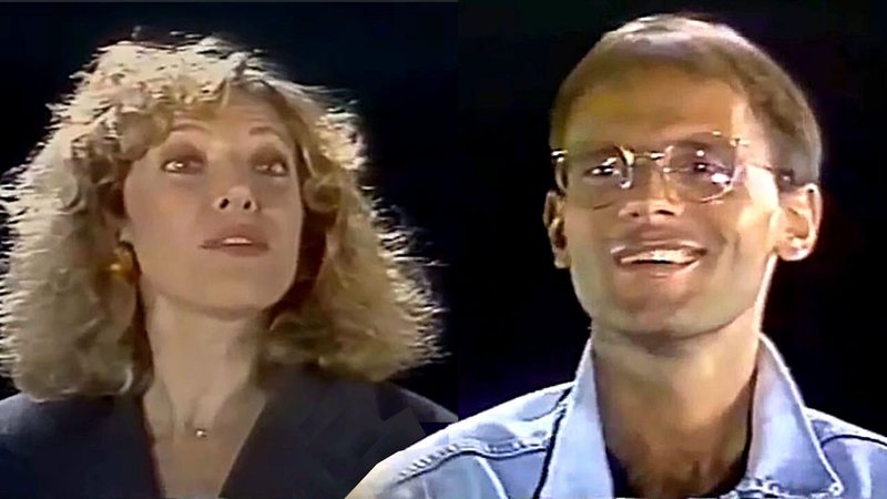 Marília Gabriela e Cazuza em entrevista em 1988 - Divulgação / YouTube / Band / Lula Zeppeliano