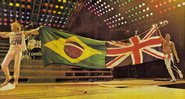 Roger Taylor e Freddie Mercury após concluir show do Rock in Rio - Flickr / Comunità Queeniana