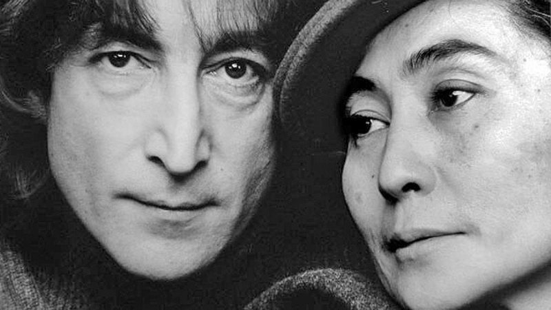Foto de John Lennon e Yoko Ono - Divulgação