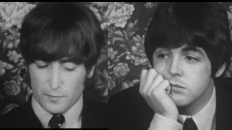 Lennon e McCartney juntos - Divulgação / YouTube / RPB
