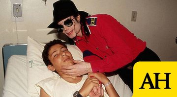 Michael Jackson abraça fã atropelado em São Paulo - Márcio de Paula / Arquivo Pessoal