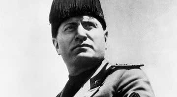 Fotografia de Mussolini tirada quando o mesmo ainda ocupava o poder - Divulgação