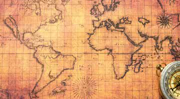 Mapa mundi antigo - Getty Images