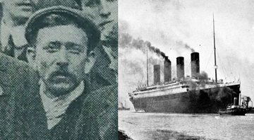 Fotografia de George Beauchamp e do Titanic zarpando - Wikimedia Commons