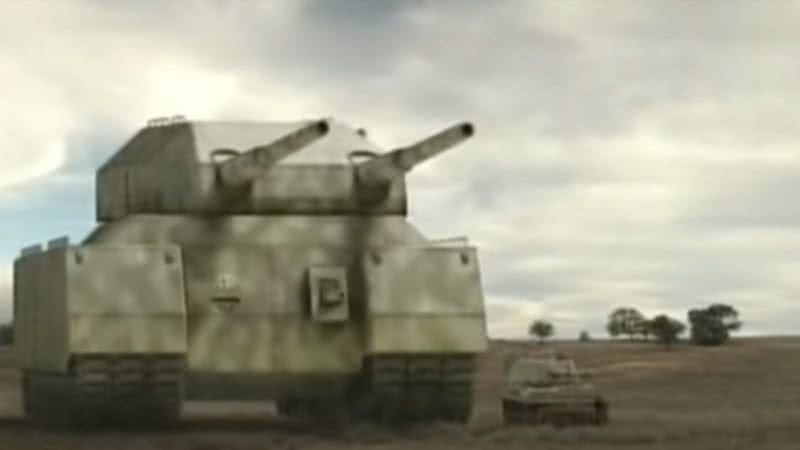 Reprodução do tanque P-1000