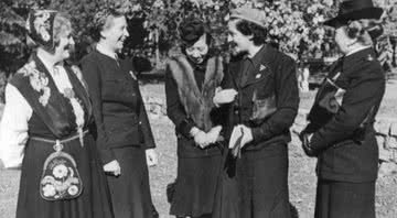 Um grupo de mulheres alemãs durante a Segunda Guerra - Divulgação