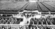 Registro de um comício nazista - Domínio Público