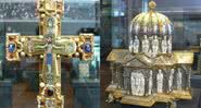 Alguns dos tesouros que compõe a coleção conhecida como Tesouro dos Guelfos - Wikimedia Commons